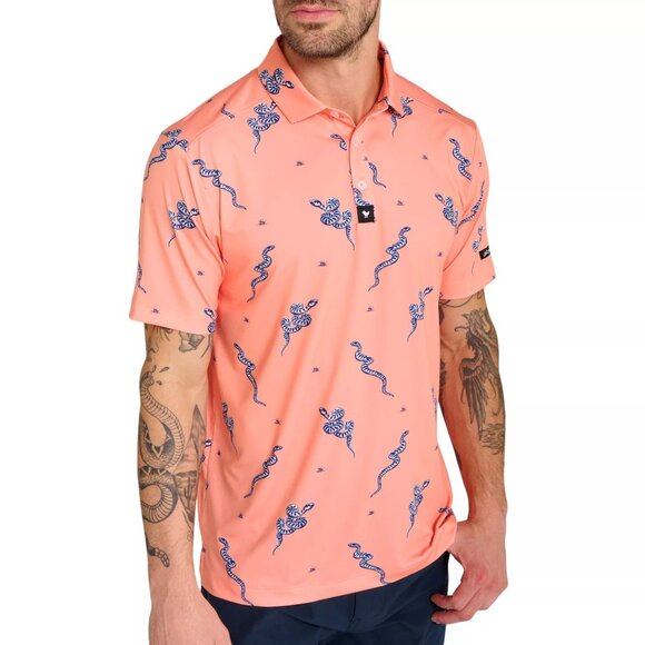 NWT Bad Birdie Core Polo Golf Shirt Mens S "Sidewinder Sundays" MSRP‎ $78 - Picture 2 of 3